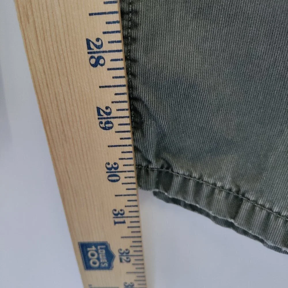 Tommy Hilfiger High-Rise Slim Straight Leg Denim Jeans 34x32 Men Green